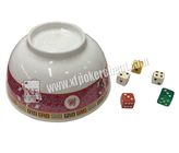 Perspective Dice Bowl  See Through Casino Dices Gamble Cheating Device