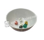 Perspective Dice Bowl  See Through Casino Dices Gamble Cheating Device