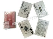 Royal Plastic Marked Poker Cards Narrow Size Super Index For UV Contact Lenses