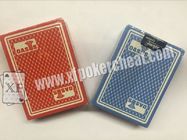 Gambling Gadget Naipes Fournier Plastic 2818 Red / Blue Jumbo Face Playing Cards