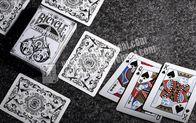 Karty do gry w łuk rowerowy z papieru Angles Poker Grey Colour 8.8 * 6.3cm
