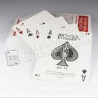Karty do gry w rummy rowerowe oznaczone za pomocą pokera Oszukiwanie niewidzialnego atramentu do soczewek