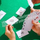 Czarno-biały papier PVC Niewidoczne karty do gry Mahjong do analizatora pokera