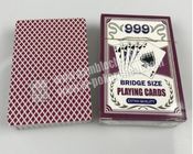 No.999 Rozmiar mostu Karty do gry z niewidzialnym atramentem Kody kreskowe Oznaczenia do pokera Cheat