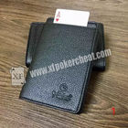 Skórzany Poker Cheat Device Elektroniczny portfel wymienny na karty Magic Trick