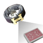 Urządzenie do zdrapywania pokera Czarny skórzany pasek Aparat z paskiem w odległości 19 - 35 cm