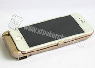 Iphone 6 Golden Plastic Charger Case Poker Scanner z mikro kamerą