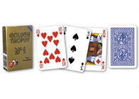 Plastikowe hazardowe rekwizyty 4 regularne indeksy Modiano Złote trofeum Karty do gry