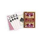 Copag Texas Hold&amp;#39;em Czerwony / Czarny Hazard Rekwizyty z indeksem wielkości Jumbo Poker