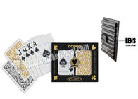 Brazylia Copag 1546 Czarne plastikowe plastikowe karty do gier kasynowych