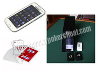 White Samsung Glaxy CVK 350 Poker Analyzer For Cheat At Texas Hold Em Poker Game