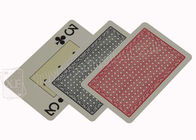Hiszpański Fournier 2826 Plastikowe karty gier hazardowych Rekwizyty Blue Red 2 Decks