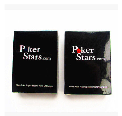 Poker Star Blue Red Plastic Playing Card For Gambling Props With 2 Jumbo Index