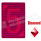 Magic Show Invisible Playing Cards , 3A Red Poker Cards for Gambling cheat