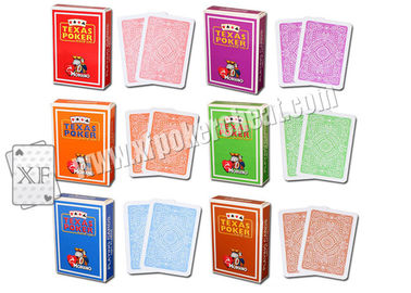 Włochy Texas Modiano Plastic Jumbo gra w karty z bocznymi znacznikami dla pokerowego predyktora