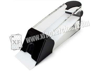 Plastic Poker Scanner Baccarat Dealing Shoe With Samsung Poker Analyzer / Punto Bacon