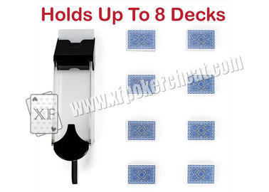 Plastic Poker Scanner Baccarat Dealing Shoe With Samsung Poker Analyzer / Punto Bacon