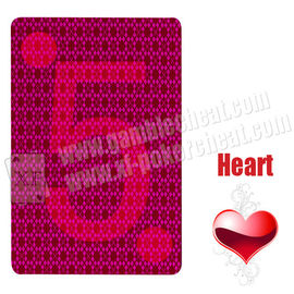 Magic Show Invisible Playing Cards , 3A Red Poker Cards for Gambling cheat