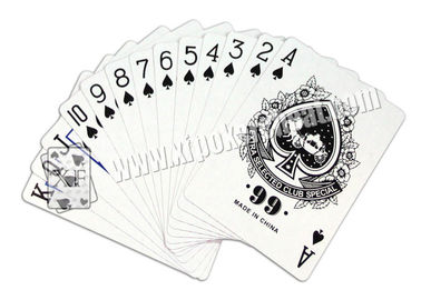 BEST NO.555 Paper Invisible Side Barcode Marked Cards For Gamble Cheating
