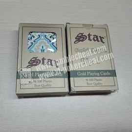 On The Star Gold Plastic Invisible Playing Cards For Poker Analyzer