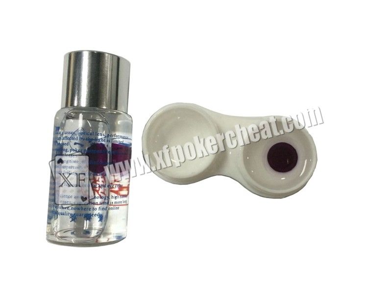 Filter Luminous Invisible Ink Contact Lenses For Invisible Backside Marked Cards