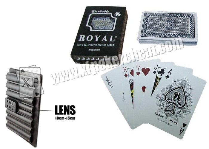 Regular Index Plastic Marked Poker Cards , Taiwan Royal Standard Size Playing Cards